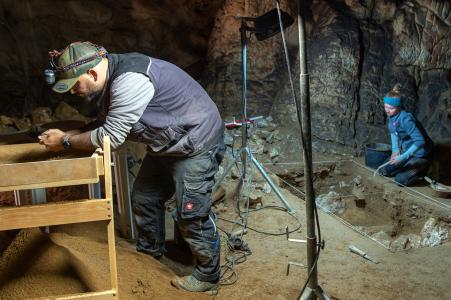 Archeologický výzkum v Kateřinské jeskyni 2024
